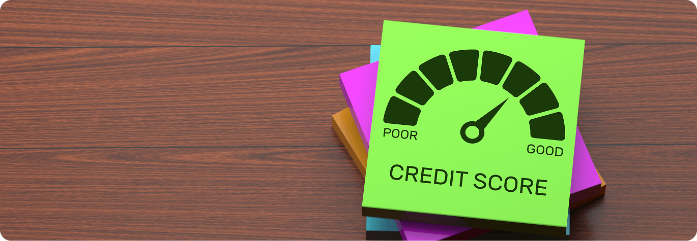 Credit Score Papers with Speedometer