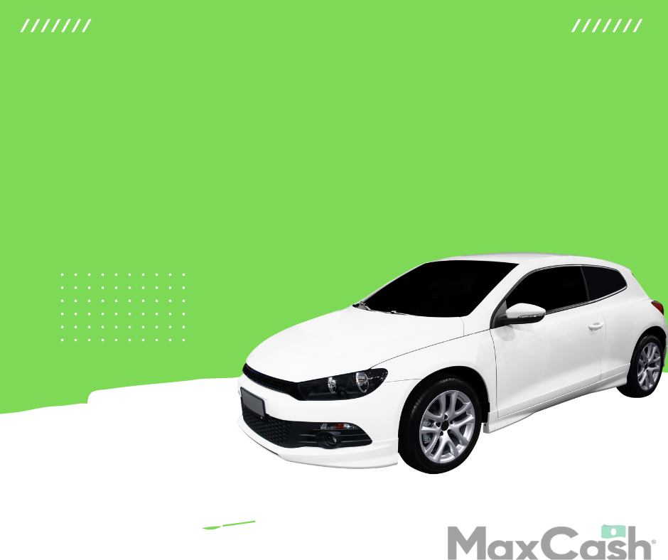 car on green background