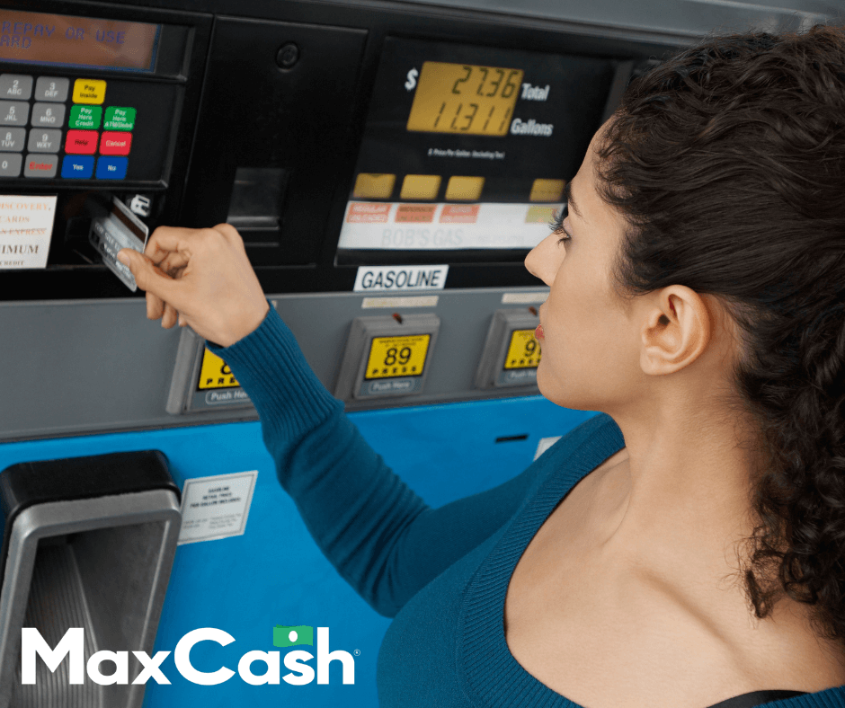 Paying for gas with a credit card